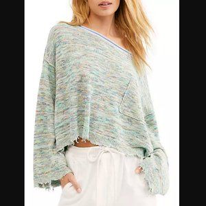 Free People Prism Space Dye Pullover Sweater